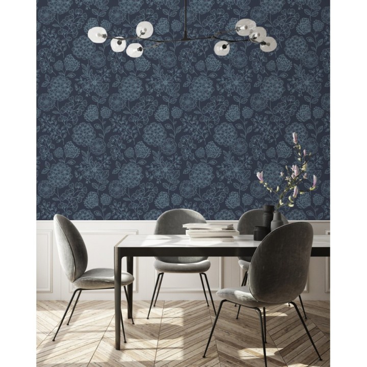 Papel pintado de flores estilo Art Decó - Eden flowers 681409