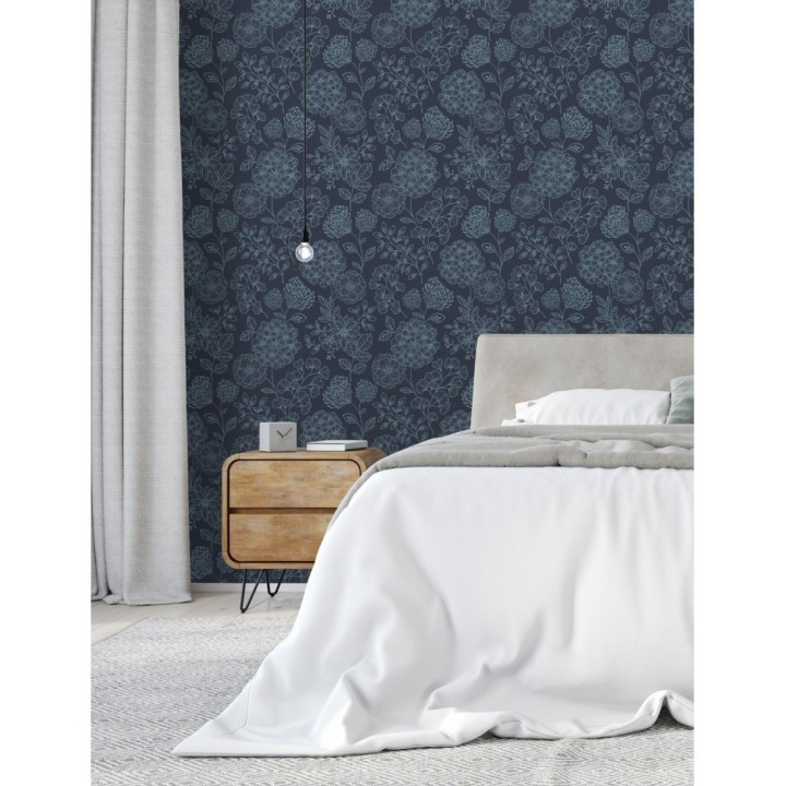 Papel pintado de flores estilo Art Decó - Eden flowers 681409