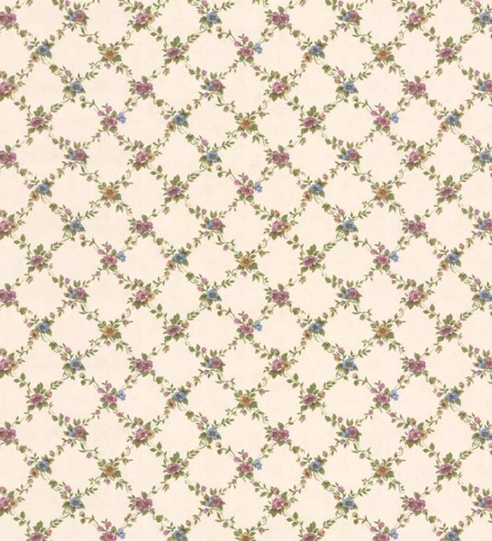 Papel pintado ornamental flores pequeñas vinílico - Fiorenza 121255