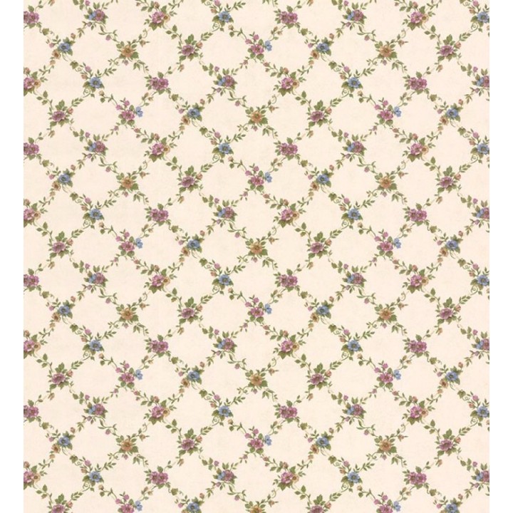 Papel pintado ornamental flores pequeñas vinílico - Fiorenza 121255