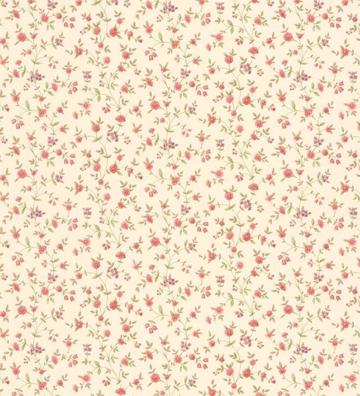Papel pintado flores pequeñas estilo vintage - Lovely Flowers 121258