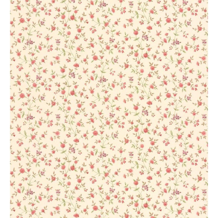 Papel pintado flores pequeñas estilo vintage - Lovely Flowers 121258