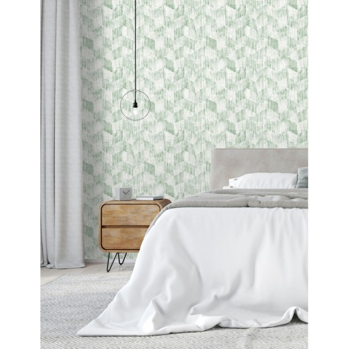 Papel pintado geométrico de trazos de pintura  - Lexen 681416