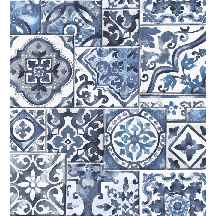 Papel pintado azulejos sevillanos Shabby Chic - Provenza 121260
