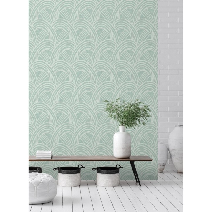 Papel pintado de arcos entrelazados - Sunland 681420