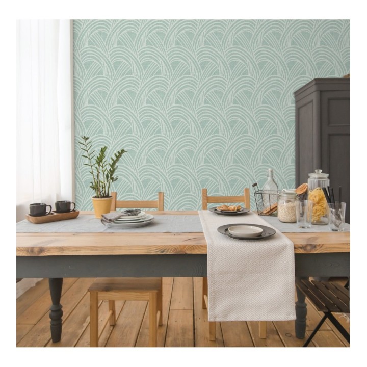 Papel pintado de arcos entrelazados - Sunland 681420