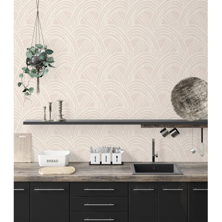 Papel pintado de arcos entrelazados - Sunland 681422