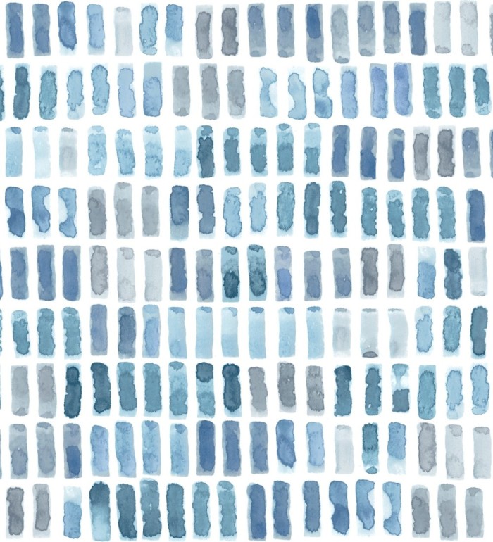 Papel pintado acuarelas de color efecto pequeño azulejos de paves - Neville 681425