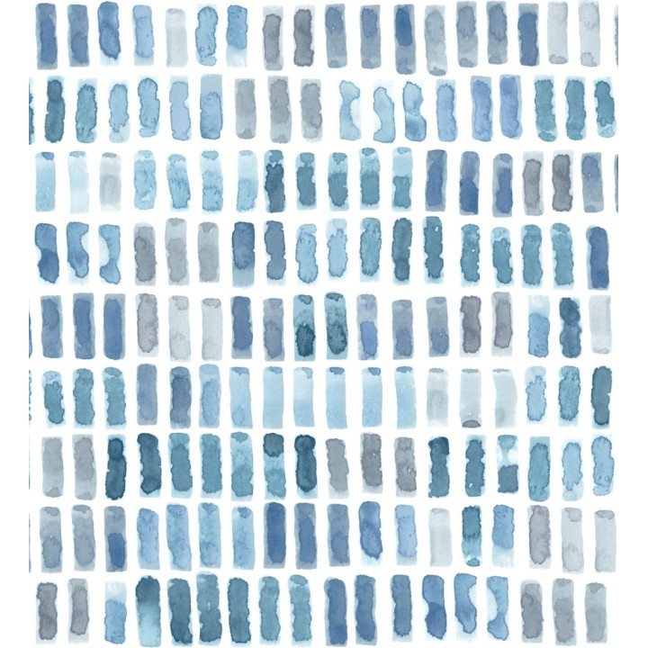 Papel pintado acuarelas de color efecto pequeño azulejos de paves - Neville 681425