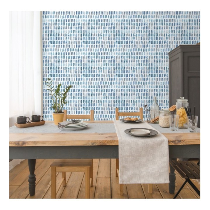 Papel pintado acuarelas de color efecto pequeño azulejos de paves - Neville 681425