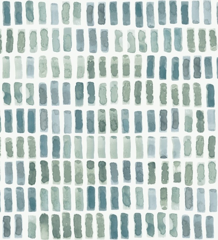 Papel pintado acuarelas de color efecto pequeño azulejos de paves - Neville 681426