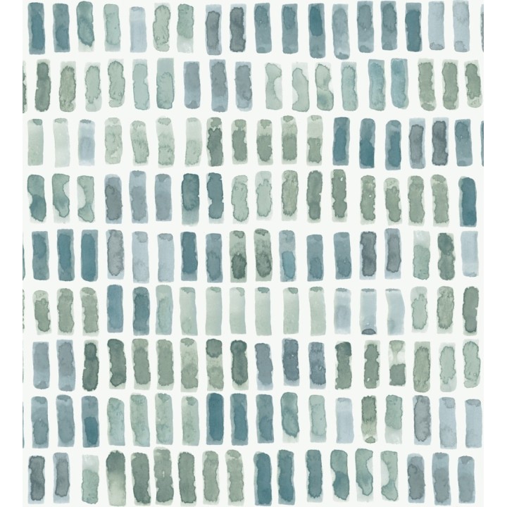 Papel pintado acuarelas de color efecto pequeño azulejos de paves - Neville 681426