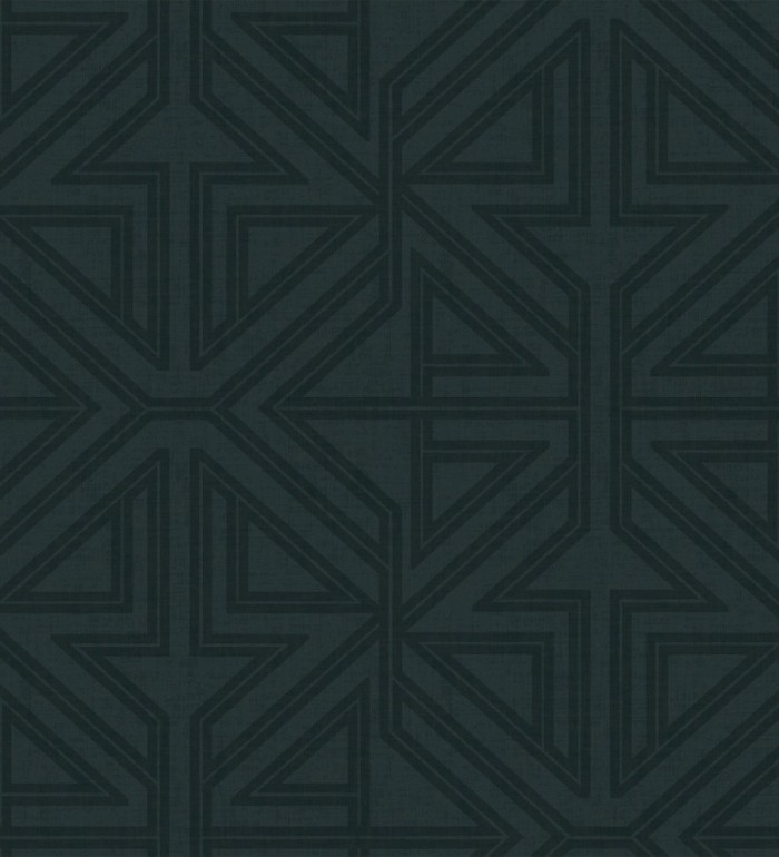 Papel pintado geométrico con estilo Art Decó - Maxwell 681429