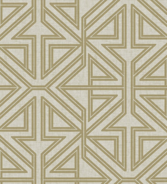 Papel pintado geométrico con estilo Art Decó - Maxwell 681430