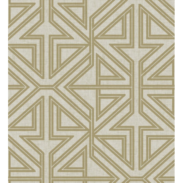 Papel pintado geométrico con estilo Art Decó - Maxwell 681430
