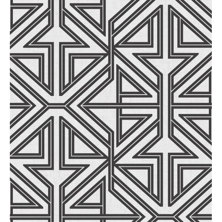 Papel pintado geométrico con estilo Art Decó - Maxwell 681431