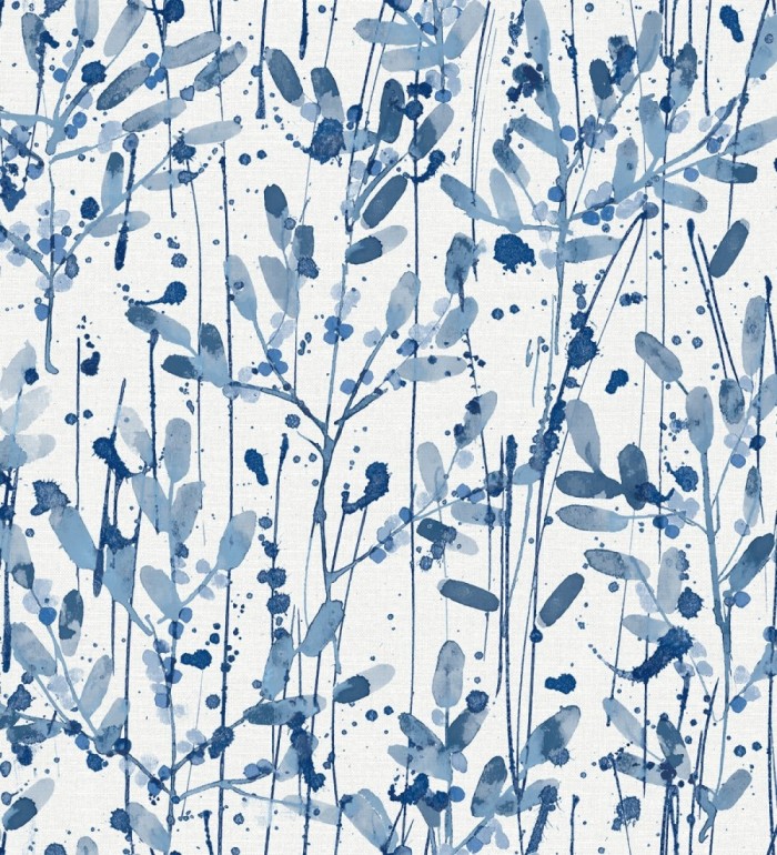 Papel pintado moderno de hojas artísticas - Amy Leaf 681437