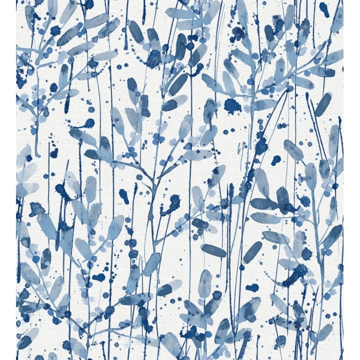 Papel pintado moderno de hojas artísticas - Amy Leaf 681437