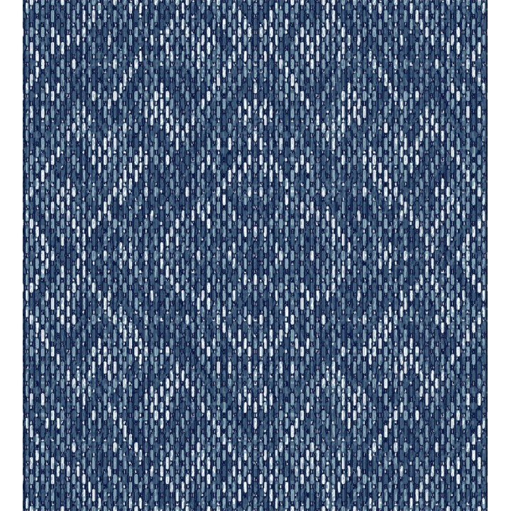 Papel pintado damasco geométrico efecto trama textil - Bixby 681442