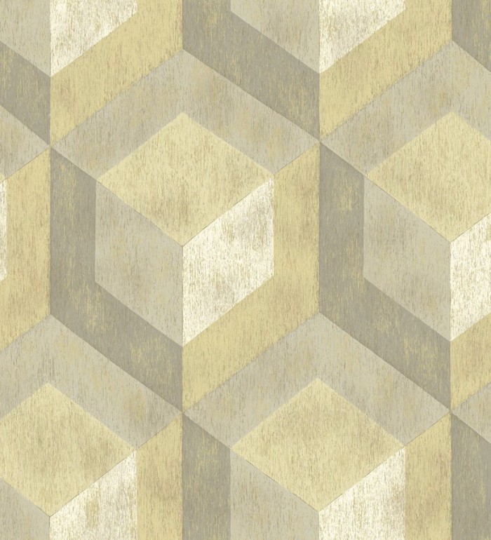 Papel pintado geométrico estilo retro - Sugar Pop 121275