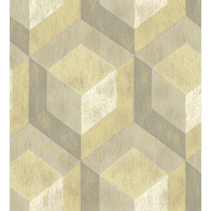 Papel pintado geométrico estilo retro - Sugar Pop 121275