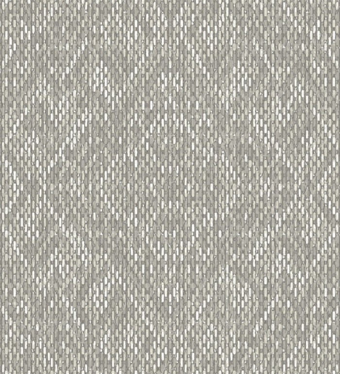 Papel pintado damasco geométrico efecto trama textil - Bixby 681445