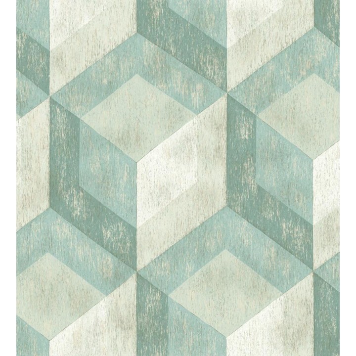 Papel pintado geométrico estilo retro - Sugar Pop 121276