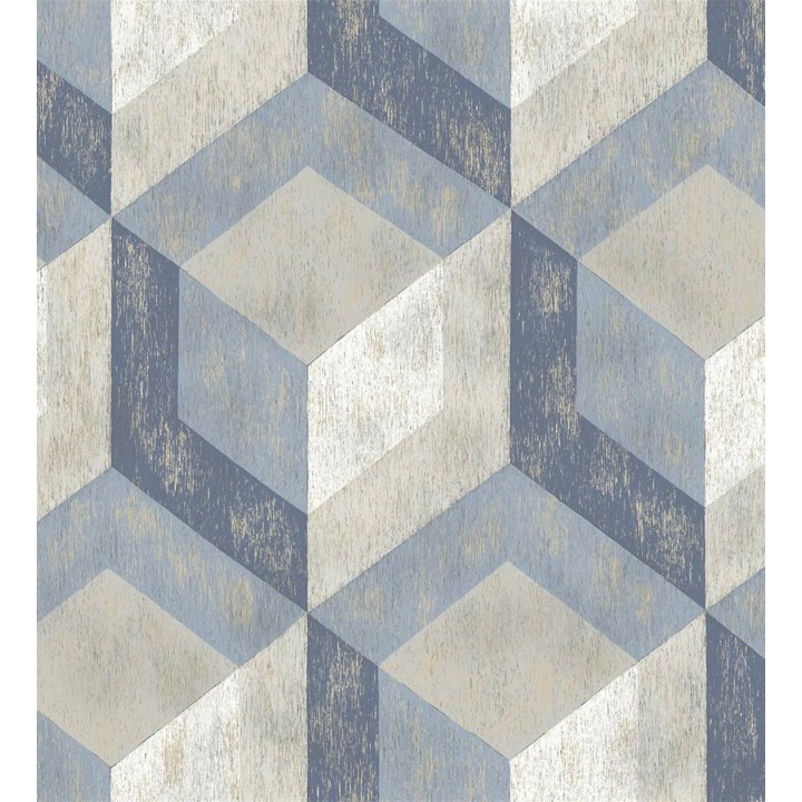 Papel pintado geométrico estilo retro - Sugar Pop 121277