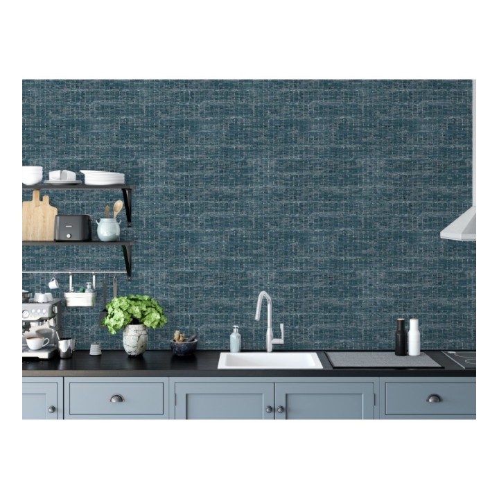 Papel pintado efecto fibra textil jaspeada - Hewitt 681450