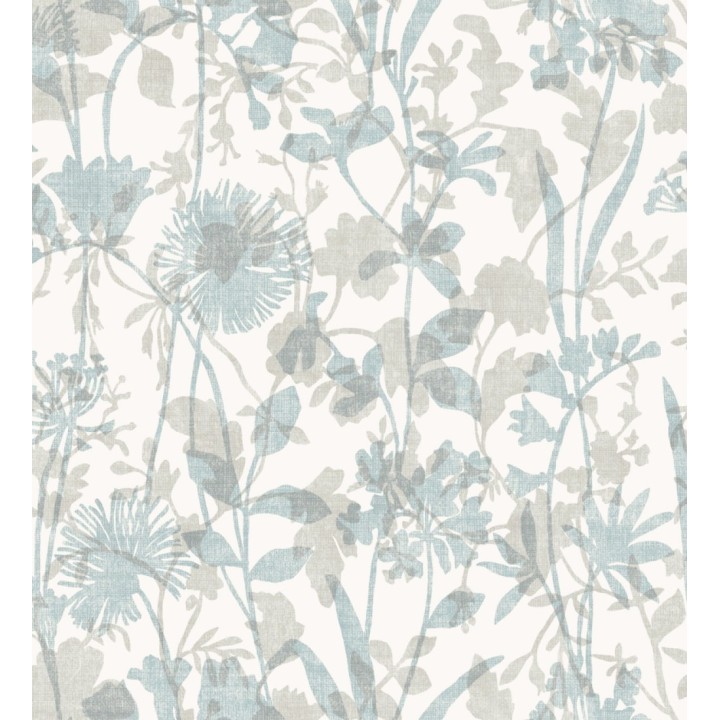 Papel pintado de silueta de flores y sombras - Aspen Garden 681458