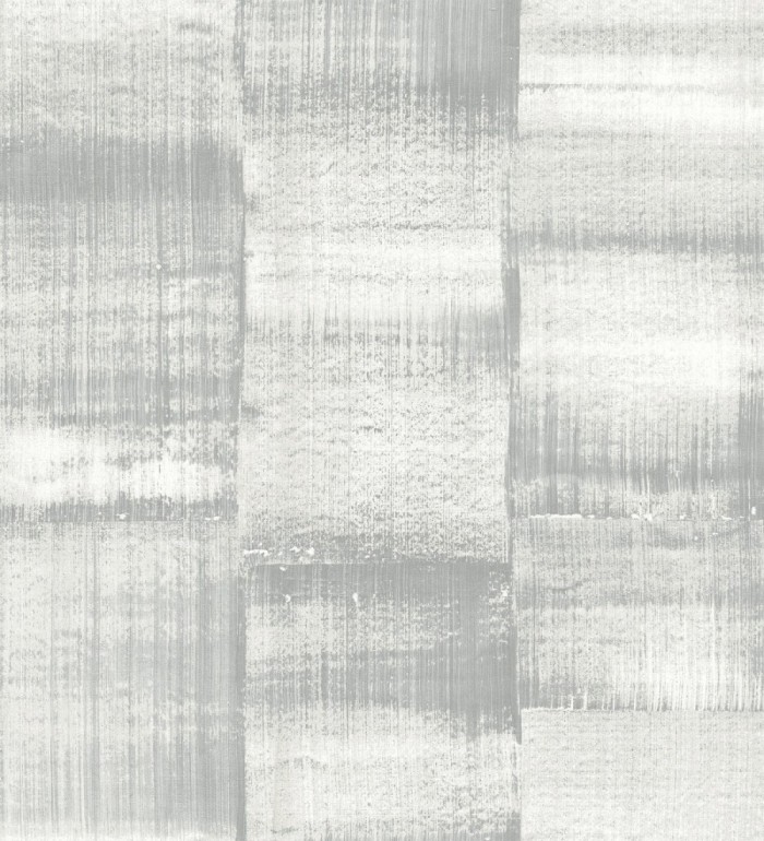 Papel pintado artístico efecto estarcido de pintura nacarada - Hoxton 681462