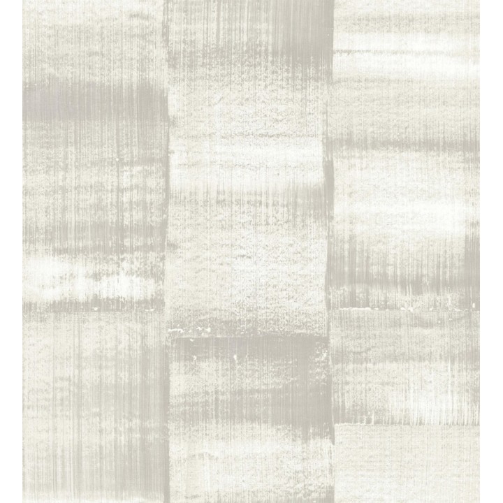 Papel pintado artístico efecto estarcido de pintura nacarada - Hoxton 681464