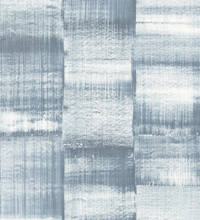 Papel pintado artístico efecto estarcido de pintura nacarada - Hoxton 681466