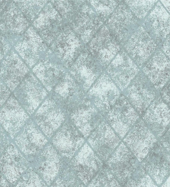 Papel pintado rombos imitación espejo envejecido - Zaidan 121288