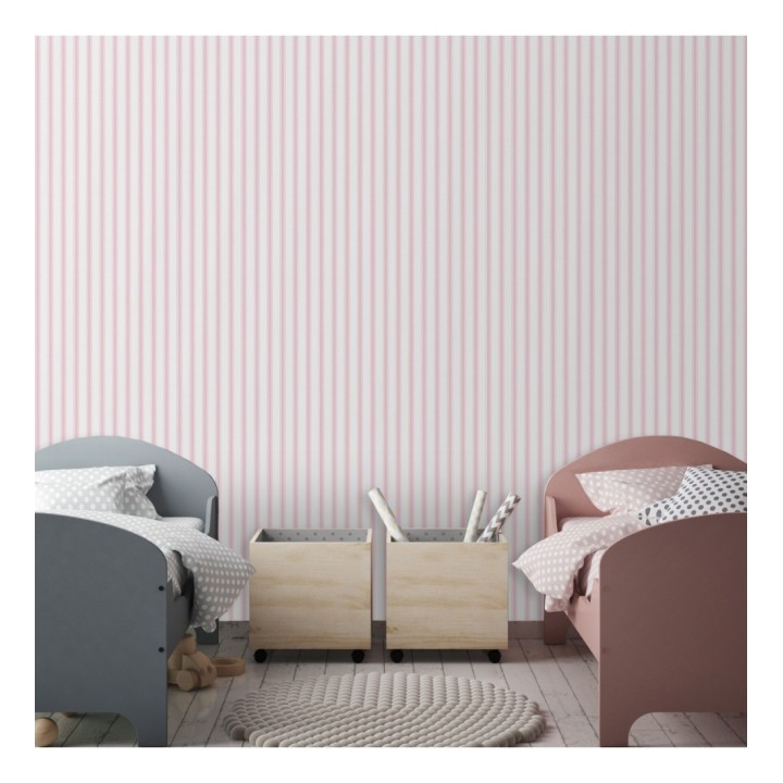 Papel pintado rayas para niños - Baby Stripes 681474