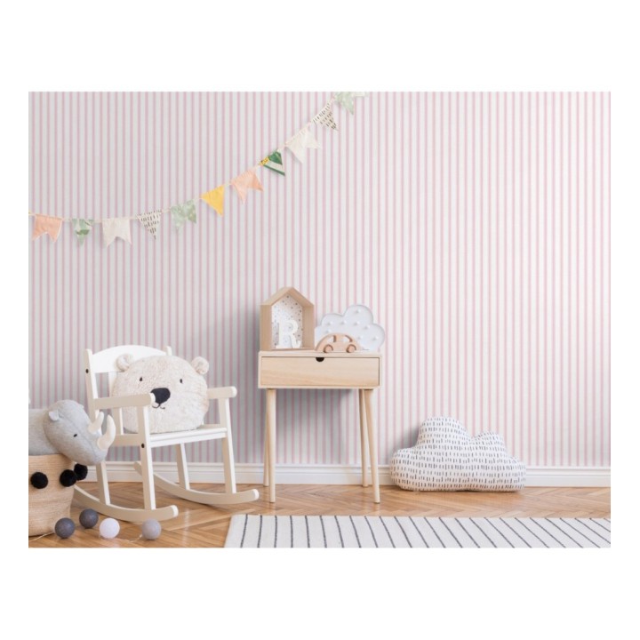 Papel pintado rayas para niños - Baby Stripes 681474