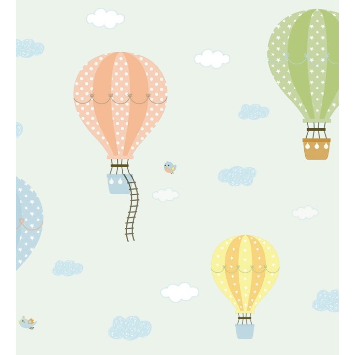 Papel pintado de globos aerostáticos - Looney Trip 681476