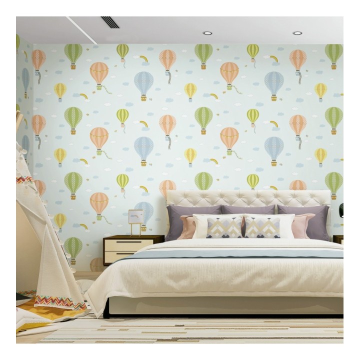 Papel pintado de globos aerostáticos - Looney Trip 681476