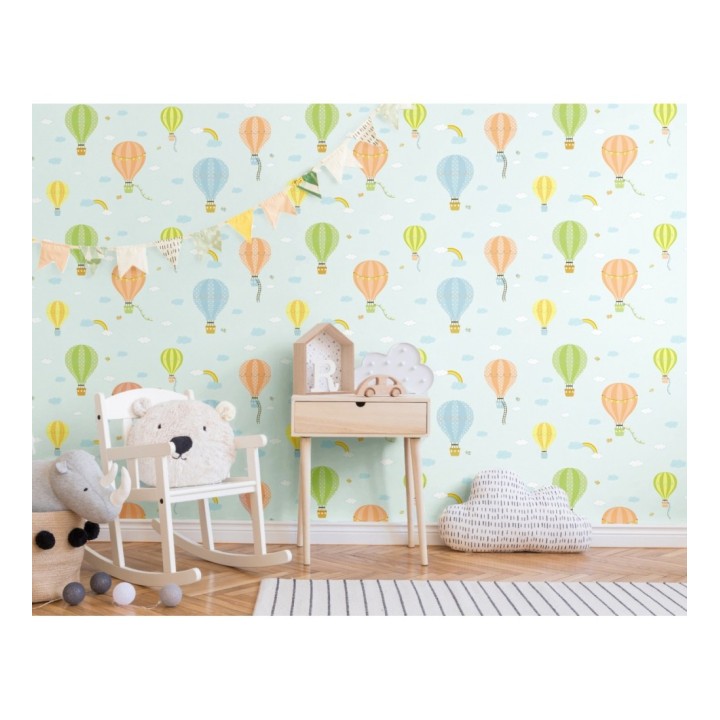 Papel pintado de globos aerostáticos - Looney Trip 681476