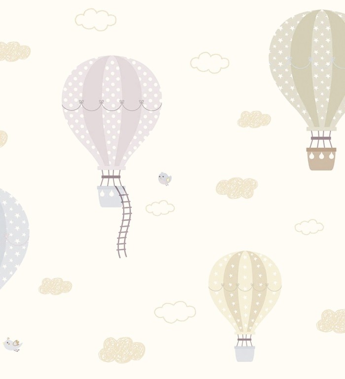 Papel pintado de globos aerostáticos - Looney Trip 681477
