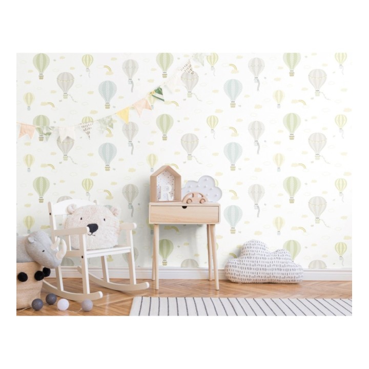 Papel pintado de globos aerostáticos - Looney Trip 681477