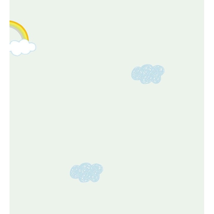 Papel pintado nubes y arcoíris - Looney Rainbow 681478
