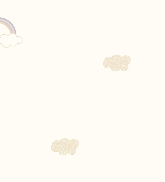 Papel pintado nubes y arcoíris - Looney Rainbow 681479