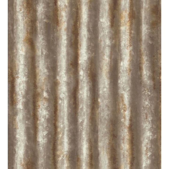 Papel pintado rayas modernas metalizadas estilo industrial - Lewis 121293