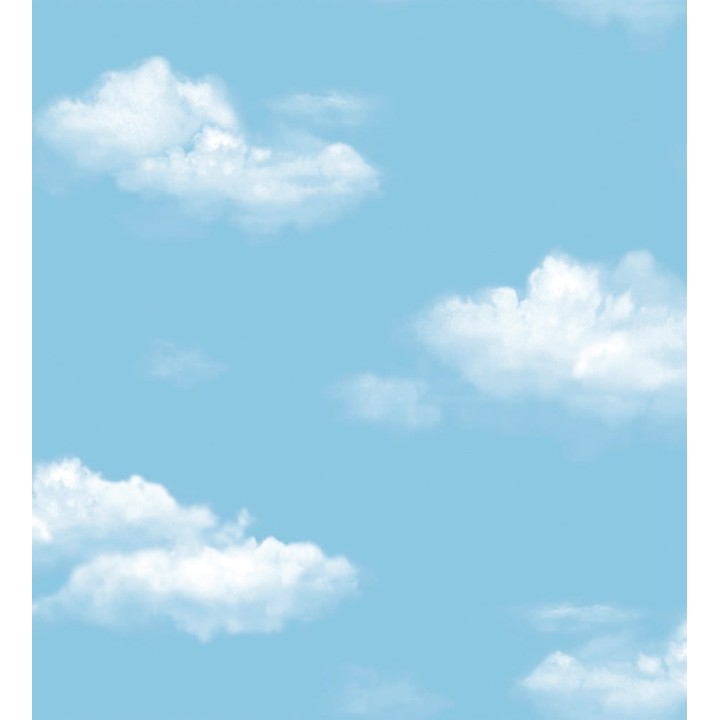 Papel pintado de nubes en el cielo celeste - Cotton Clouds 681482