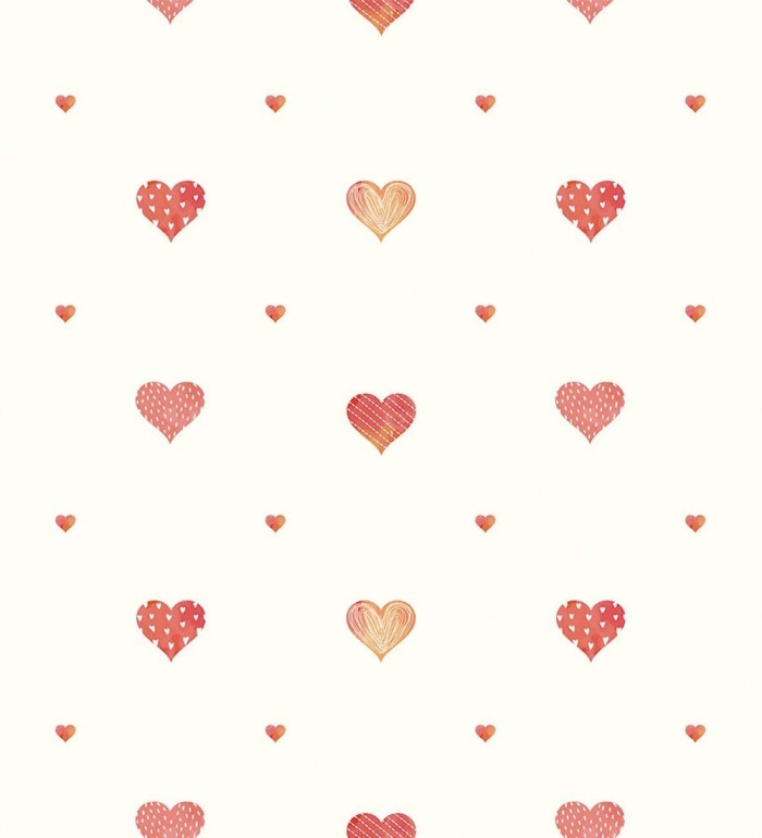 Papel pintado de corazones de caramelo - Sugar Hearts 681483