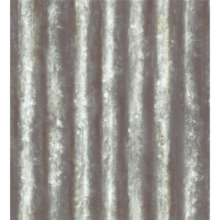 Papel pintado rayas modernas metalizadas estilo industrial - Lewis 121294