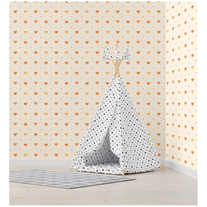 Papel pintado de corazones de caramelo - Sugar Hearts 681484