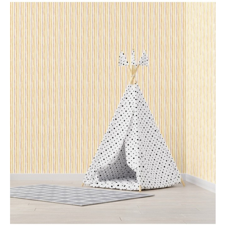 Papel pintado rayas infantiles de caramelo - Candy Stripes 681486