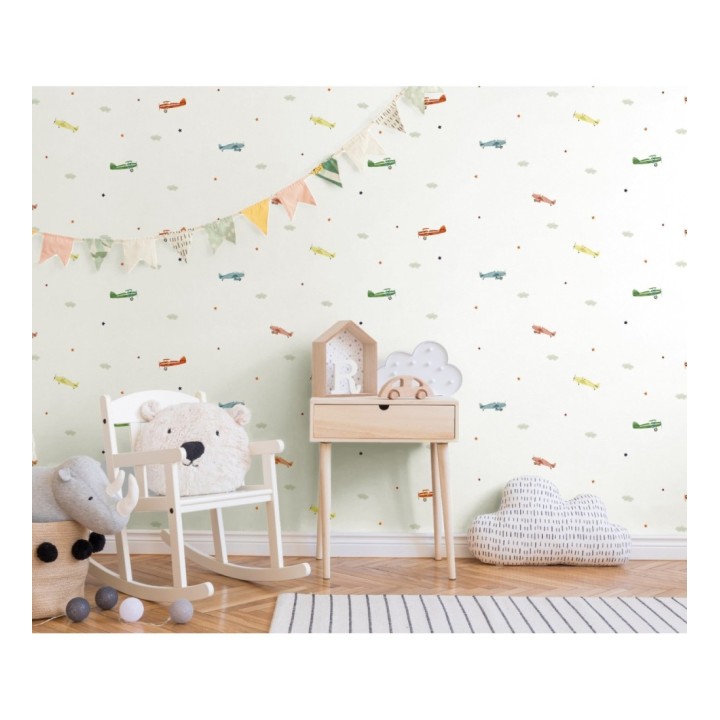 Papel pintado de aviones y aeroplanos - Looney Planes 681487